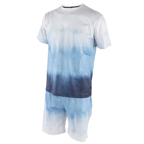 Πουκάμισα Tie-Dye για άνδρες, Πολύ μακριά μπλουζάκια με ρυθμιζόμενο κορδόνι και 1