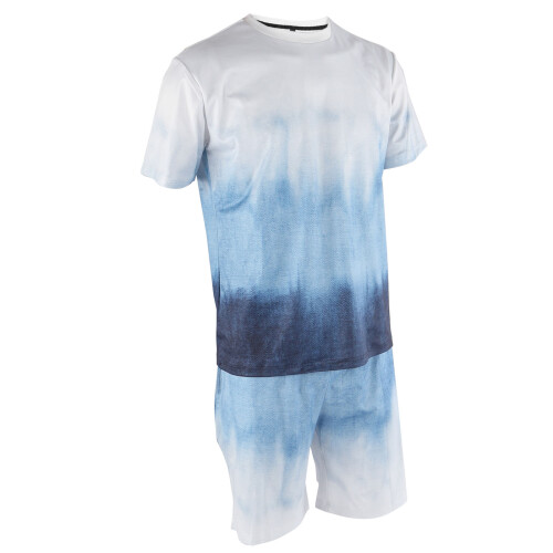 Πουκάμισα Tie-Dye για άνδρες, Πολύ μακριά μπλουζάκια με ρυθμιζόμενο κορδόνι και 2
