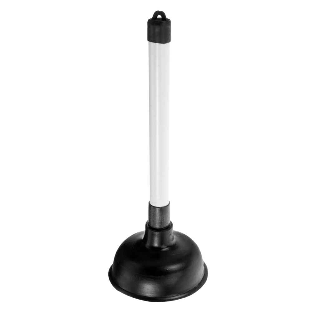 Heavy Duty Toilet Plunger With Long Handle Ergonomic Grip For Powerful Drain Unclogging And Sink Unblocker 9365369757608
