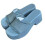 Γυναικεία σανδάλια με slip-on κλείσιμο, με χοντρό τακούνι και αντιολισθητική σόλα 2