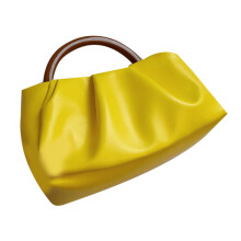 Konvertibel clutch til kvinder, stilfuld ruched design premium PU håndtaske med ringhåndtag, multifunktionel design håndtaske eller skuldertaske,
