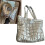 Γυναικεία τσάντα Puffer Tote, καπιτονέ πορτοφόλι με ρομβοειδές καρό σχέδιο, ελαφριά 6