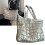 Γυναικεία τσάντα Puffer Tote, καπιτονέ πορτοφόλι με ρομβοειδές καρό σχέδιο, ελαφριά 5