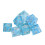 7pcs Light Blue Resin Polyhedral Dice Set for Tabletop RPGs 9