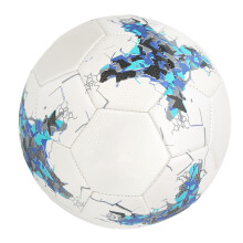 Ballon de football gonflable en PU bleu, taille 5, pour l'entraînement et la compétition