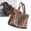 Γυναικεία τσάντα Puffer Tote, καπιτονέ πορτοφόλι με ρομβοειδές καρό σχέδιο, ελαφριά 7