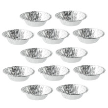 Disposable Egg Tart Pans NonStick Foil Cups Fluted Mini Tart Molds for Baking Pies Cakes Party Use