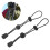 2PCS Mountaineering Pole Fixing Buckle Elastic Plastic Backpack Hiking Stick Holder 12
