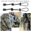 2PCS Mountaineering Pole Fixing Buckle Elastic Plastic Backpack Hiking Stick Holder 5
