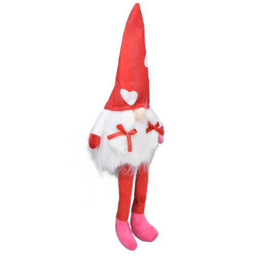 Λούτρινη κούκλα Gnome Αγίου Βαλεντίνου Χειροποίητη σκανδιναβική κούκλα Tomte 1