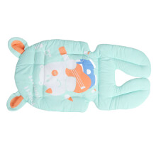 Supporto per la testa del neonato per seggiolini auto, passeggini e sdraiette, tappetino rinfrescante reversibile in tessuto con copricinturini,