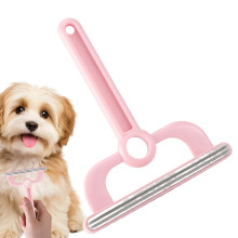 Reusable Pet Hair Remover DoubleSided Lint Brush for Carpets Couch Beds Clothes Pink