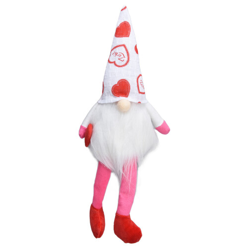 Λούτρινη κούκλα Gnome Αγίου Βαλεντίνου Χειροποίητη σκανδιναβική κούκλα Tomte