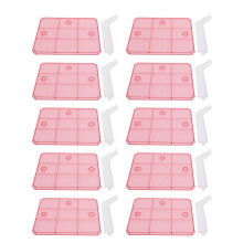 Suporte para figuras de ação com base transparente, suporte de plástico de design simples para exibição de modelos em escala 1/144, suporte
