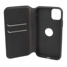 Multifunctionele portemonneehoes voor iPhone 11, schokbestendige flipcover van echt leer met RFID-blokkering, verstelbare standaard en magnetische