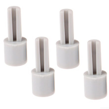 Potentiometer Knob Extension 6mm Half Shaft 25mm Grey Durable Plastic for Audio Mixer