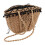 Τσάντα Crossbody από Ψάθα με Κορδόνι για Καλοκαίρι, Τσάντα Διακοπών με Μοναδικό 3