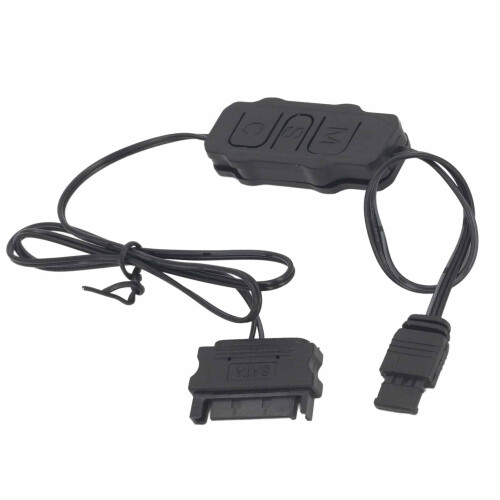 Cool Lighting Effect ARGB Controller With Adjustable Brightness Extension Cable Design Manual Control Simple Button Operation SATA Power Supply Compat 2