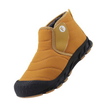 Men's Winter Snow Boots Warm Lined NonSlip Outdoor Hiking Shoes Khaki Size 8 UK