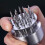 Stainless Steel Meat Tenderizer Needle Tool with Automatic Spring Action for Cooking 5