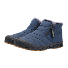 Men's Waterproof Winter Hiking Boots Warm NonSlip Outdoor Snow Trekking Shoes 5 UK Blue