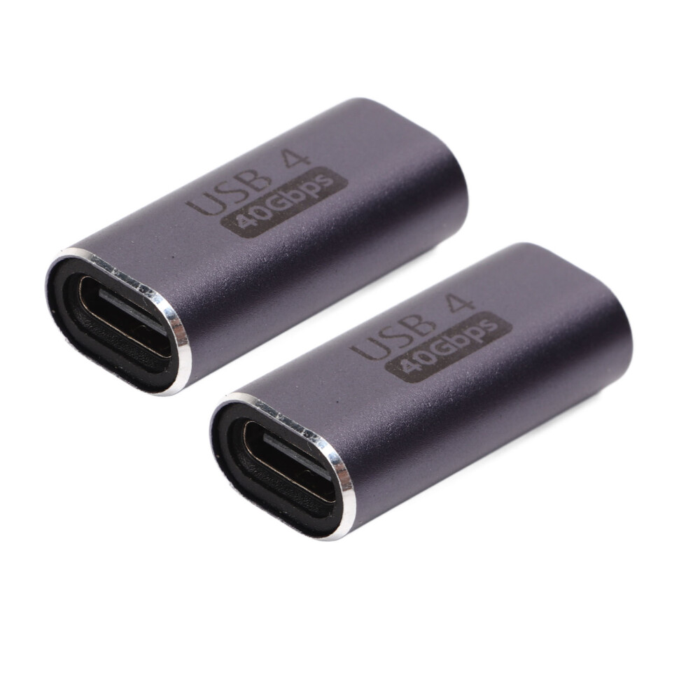 Usb C Connectors Female To Female 40Gbps Data Transfer 100W Fast Charging 2Pcs 4681381052008
