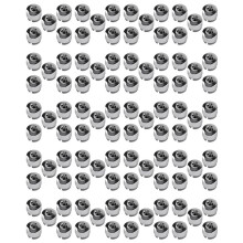 7L6 601 173A 2ZZ 100 Stuks Chromen Wielbout Moer Dop Afdekking voor  2004-2017 7L6601173A