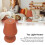 Red Ceramic Tea Light Oven Radiator for Winter DIY Heating 6