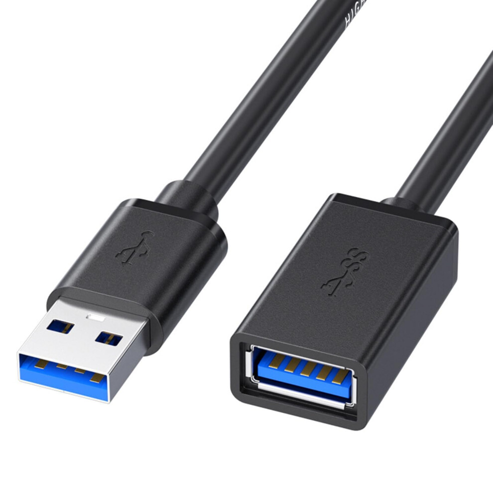5 Pack 10Ft Usb 3.0 Extension Cable Male To Female Speed Cord For Keyboard Mouse Printer Vr 9365369765672