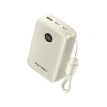 Powerbank Vention FKBN0-C 20000mAh 22.5W USB-A USB-C Bege compacto