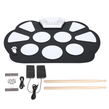 Σετ ηλεκτρονικών ντραμς MIDI Drum Pad με έλεγχο έντασης ήχου, διπλά στερεοφωνικά ηχεία,