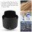 Σκίαστρο φακού για Nikon AF S Micro105mm F2 8G IF ED VR Προστασία από άνεμο, άμμο, βροχή και χιόνι, 6