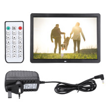 Ramă foto digitală pentru montare pe perete, ramă foto digitală cu telecomandă, ecran IPS și rezoluție HD 1080P, suportă setări personalizate