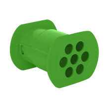 Sausage Press Maker with 7 Slots for Homemade Hot Dogs, BBQ Grilling, Green