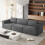 Three-Seater DIY Combination Corduroy Sofa 12