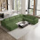 Three-Seater DIY Combination Corduroy Sofa 14