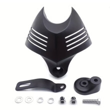 Motorcycle Horn Cover Filter Cover Carburetor Cover for Dyna Softail Sportster Electra Road King Street Glide A