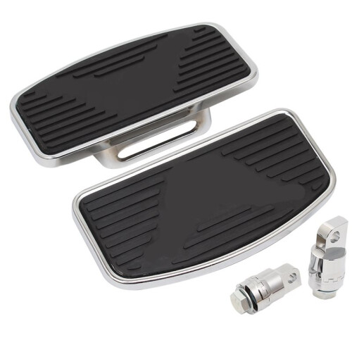 Adjustable Motorcycle Adjustable Passenger Floorboard Mount-Style Foot Rest Floorboards for  Dyna Electra Glide
