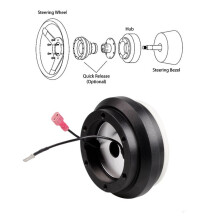 110H Car Steering Wheel Short Slim Thin Hub Adapter Steering Wheel Base Connector for EG110H