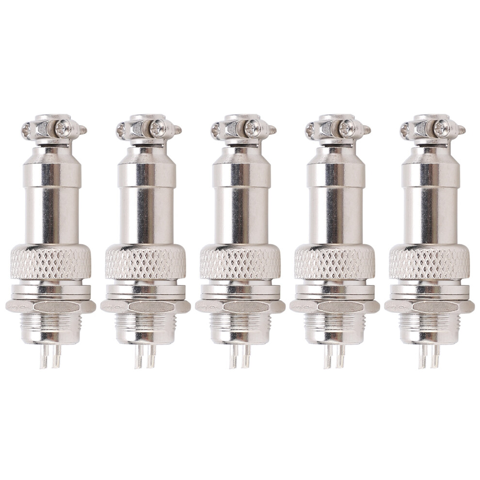 Metal Male Female Panel Connector Thread Connection Aviation Connector Plug Durable Metal Housing Corrosion Resistance Easy Installation Secure 9482828279287