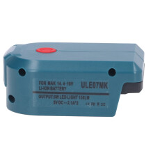 Alimentation portable pour outils Makita, convertisseur de charge rapide avec témoin lumineux LED et adaptateur secteur USB, compatible avec les