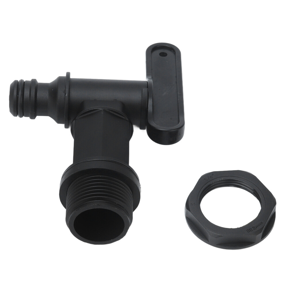 Drum Spigot Faucet For Ibc Containers, Leak Proof Drum Faucet With G3/4 Thread Brass And Plastic Construction Epdm Gasket Chemical Resistant Wear 9358999039268