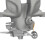 Bremssattel Mit Schwimmrahmen Hinten Links for Toyota Auris Corolla E12 E15 E18 6