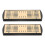 2Pcs Travel-Ready Golden Cigar Humidifier for Home Storage Solution 1