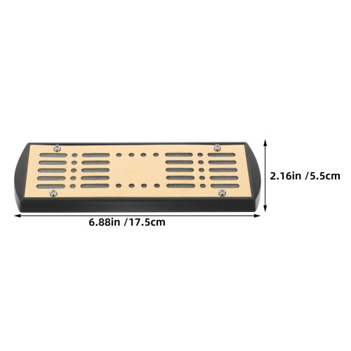 2Pcs Travel-Ready Golden Cigar Humidifier for Home Storage Solution 2