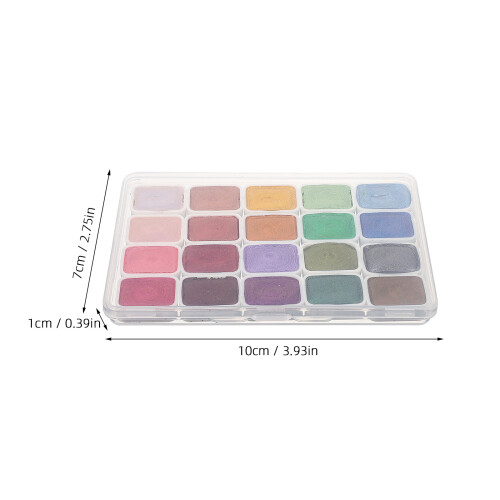 1Set Watercolor Paint Set Multi Color Solid Pigments for DIY Painting 1