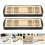 2Pcs Travel-Ready Golden Cigar Humidifier for Home Storage Solution 10