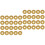 40Pcs Golden Plastic Binder Rings for Planner and Book Binding 4