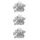 300Pcs Detector Buzzer Supply Metal Durable for Home Office 10