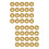 40Pcs Golden Plastic Binder Rings for Planner and Book Binding 7